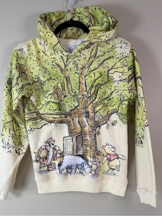 Disney Other - Winnie the Pooh Allover Print Pullover Hoodie Kids Size 13 Disney